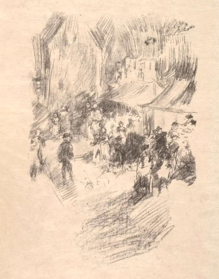 Fair, Lyme, -Regis, by James McNeill Whistler, 1895