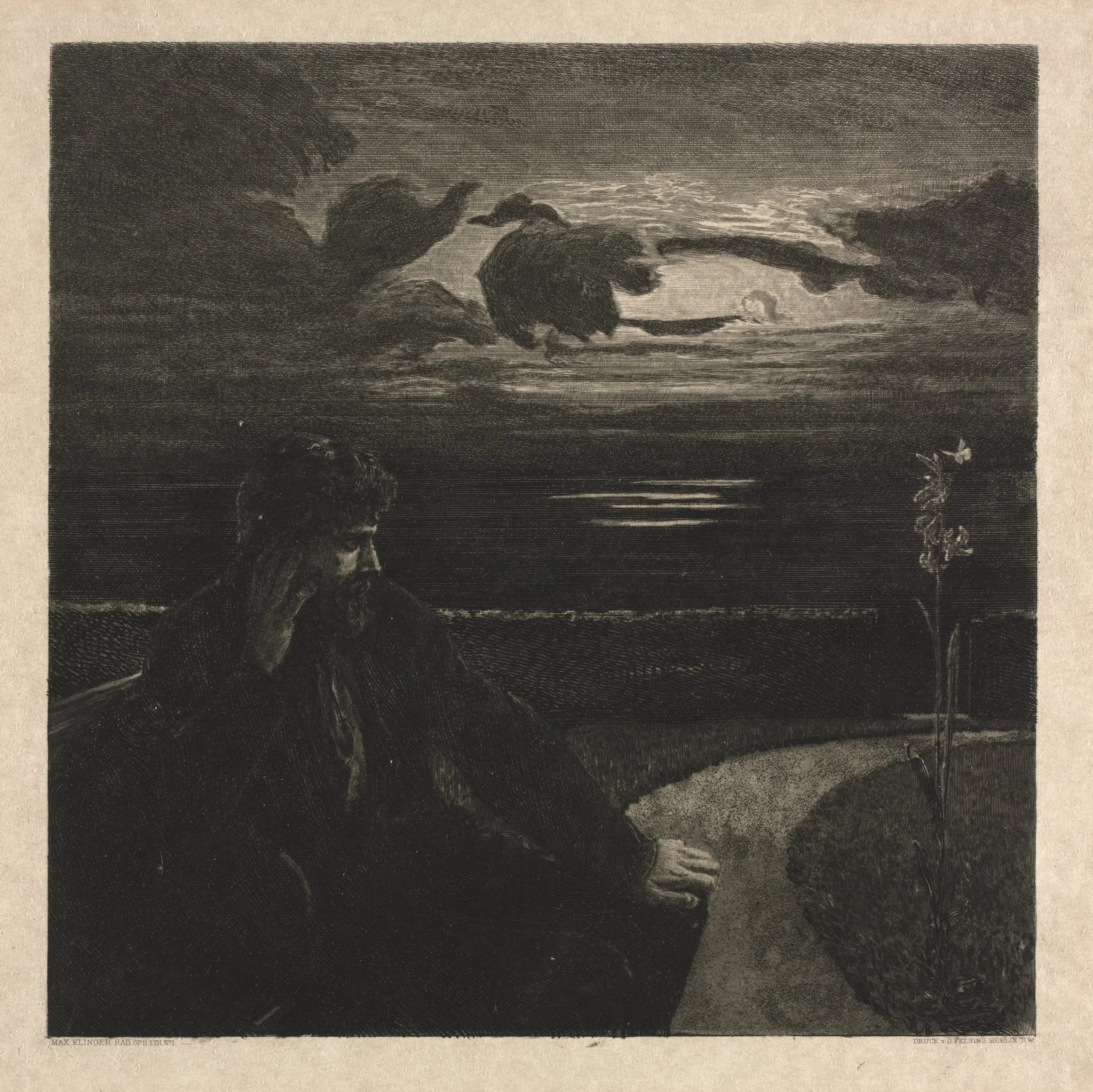 On Death, Part I, by Max Klinger, 1889