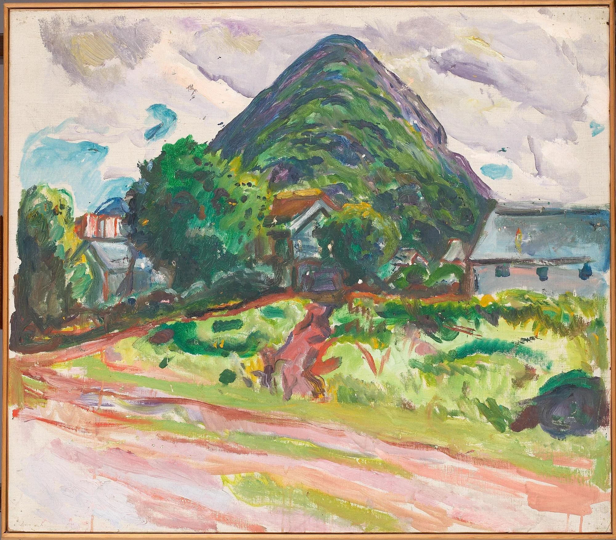 House with Mountains in the Background