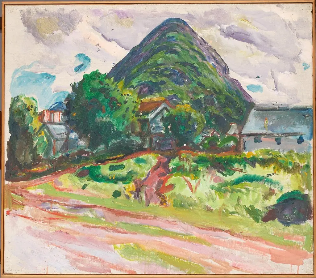House with Mountains in the Background