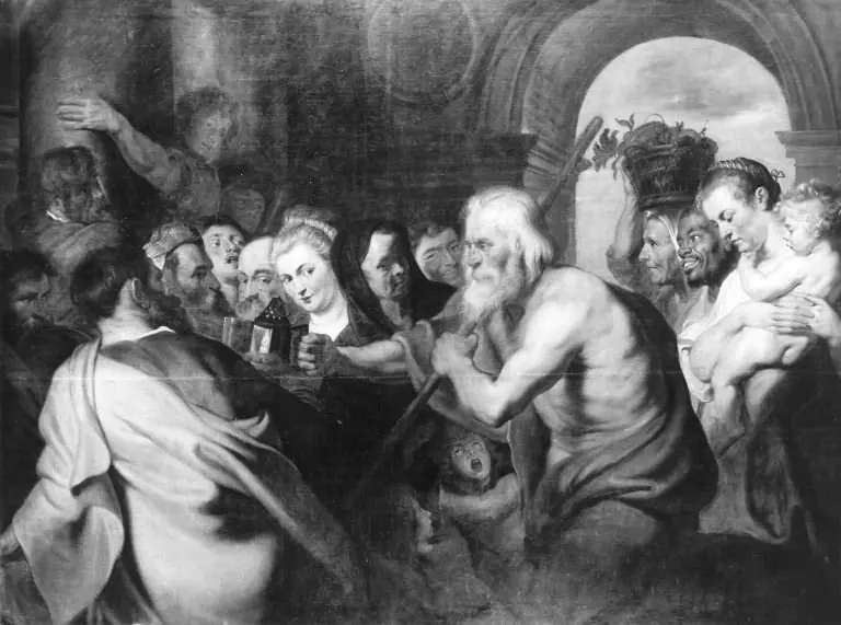 Diogenes seeking a True Man