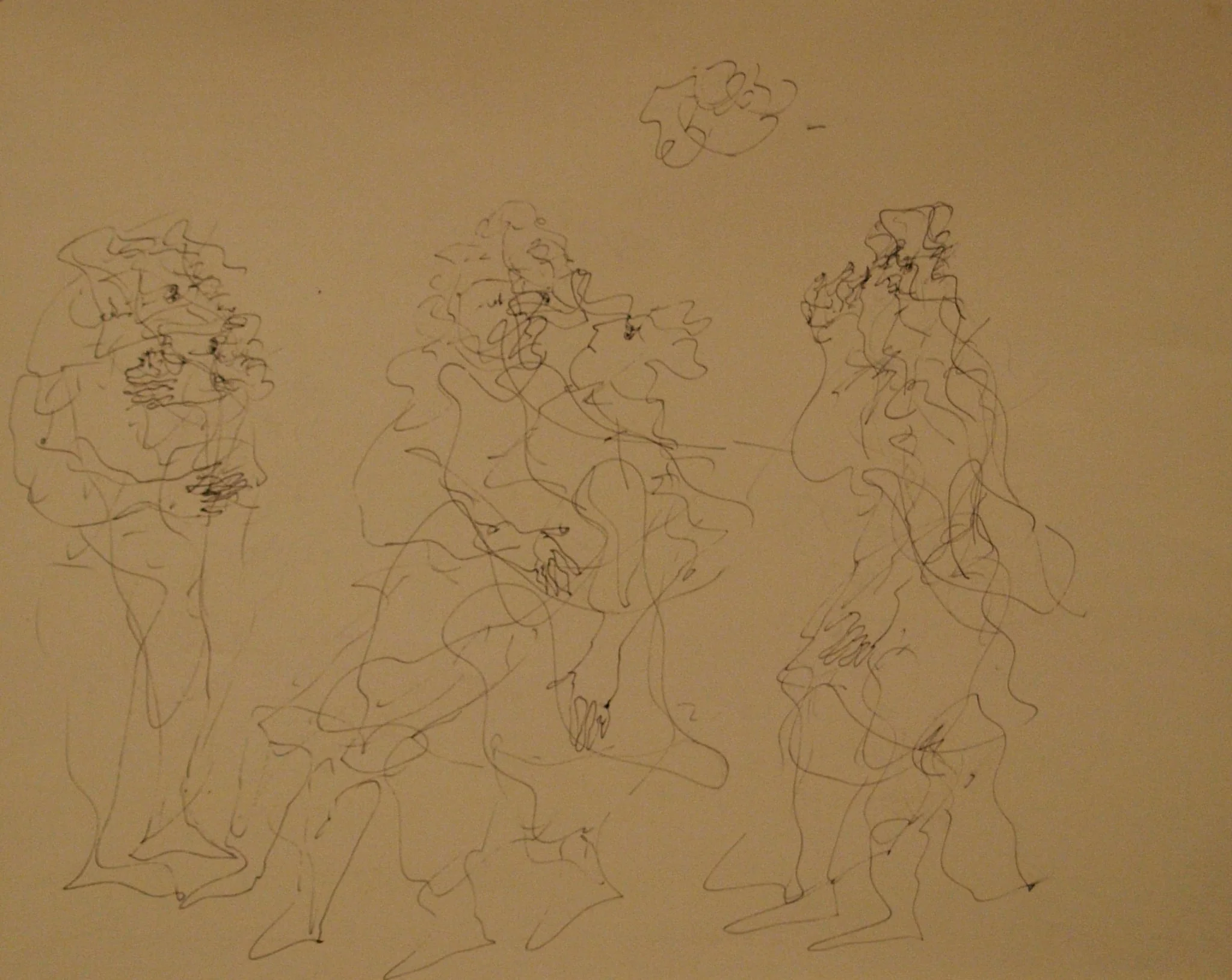Άτιτλο (Ενότητα 5 αμφιπρόσωπων σχεδίων), by Theoharis Mores, unspecified