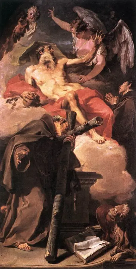 The Apotheosis of Saint Jerome with Saint Peter of Alcántara and Antonino da Patti