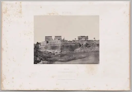Vue générale prise à l'angle sud-ouest, Philoe