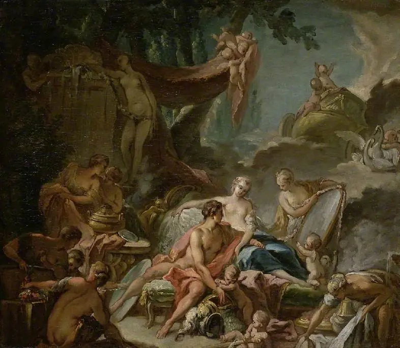 The Loves of the gods: Mars and Venus