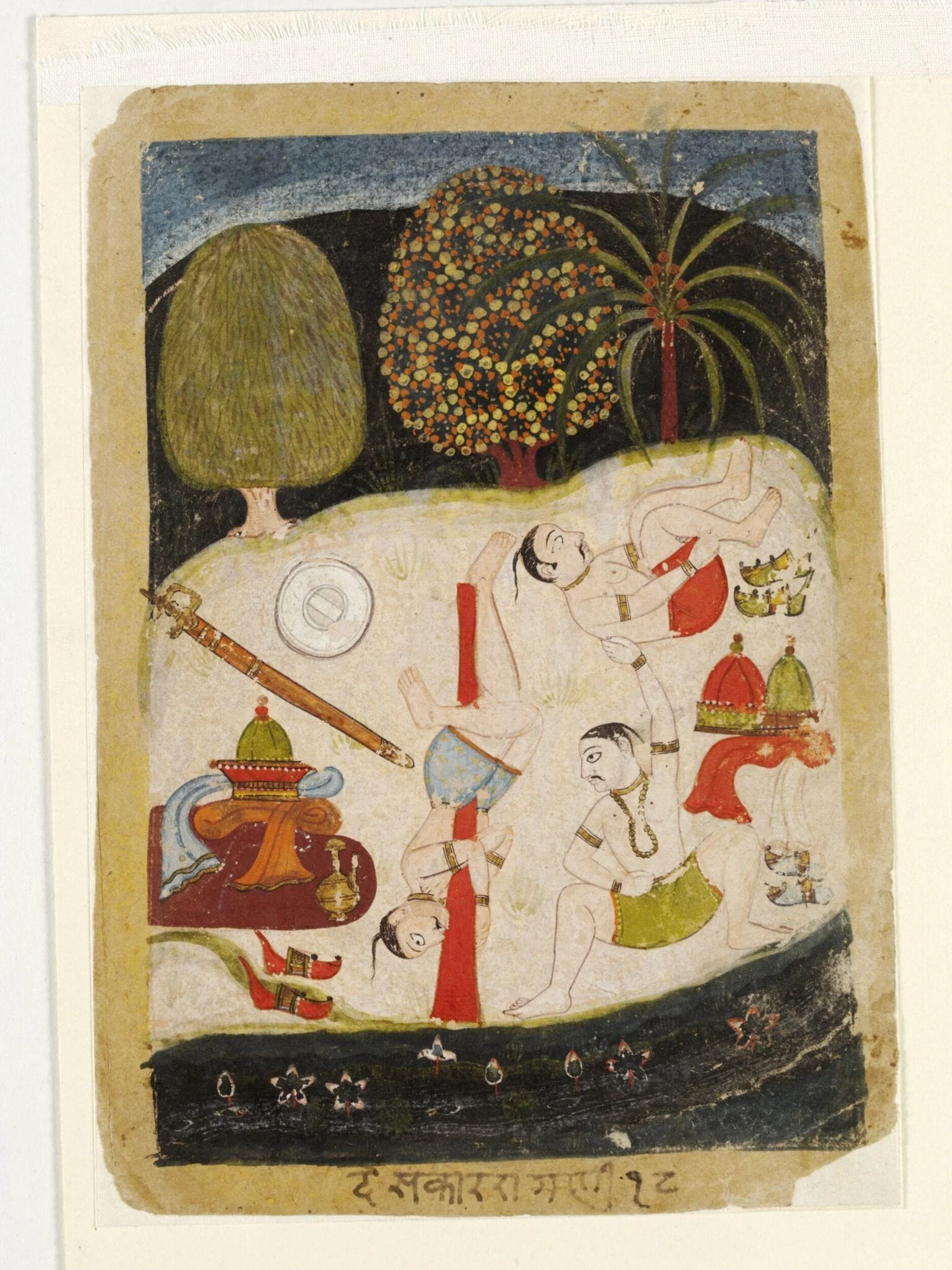 Desakara Ragini, by Unknown, paint, 1650
