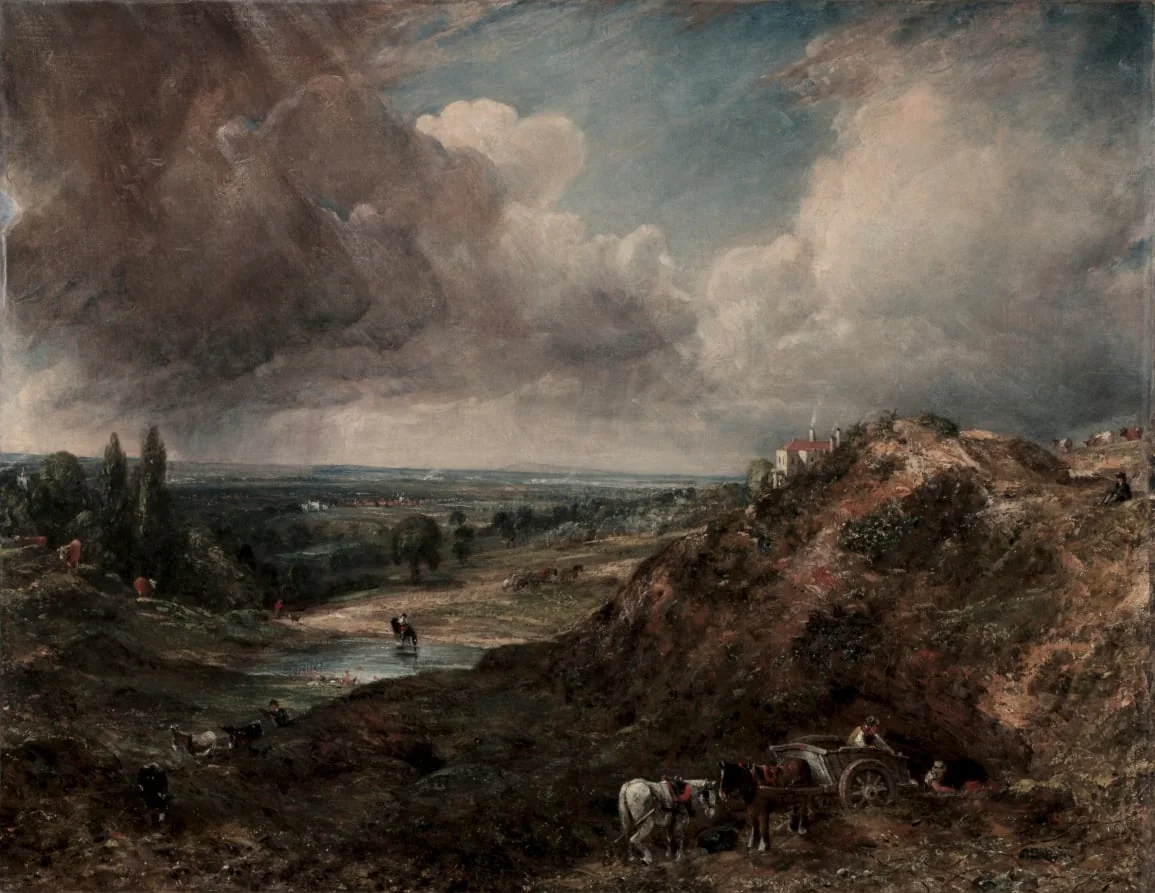 Branch Hill Pond, Hampstead, by John Constable, unspecified, 1828