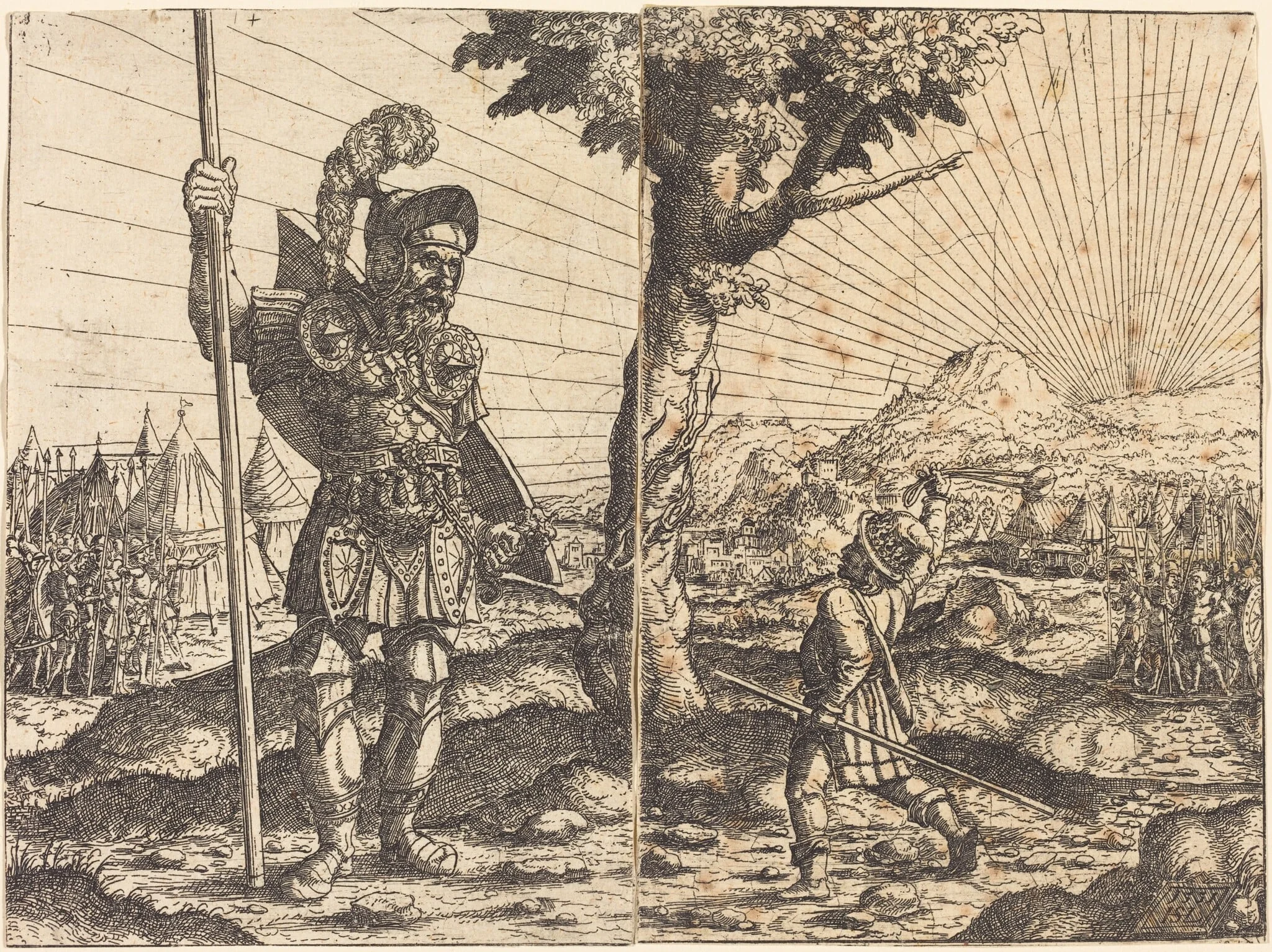 David and Goliath