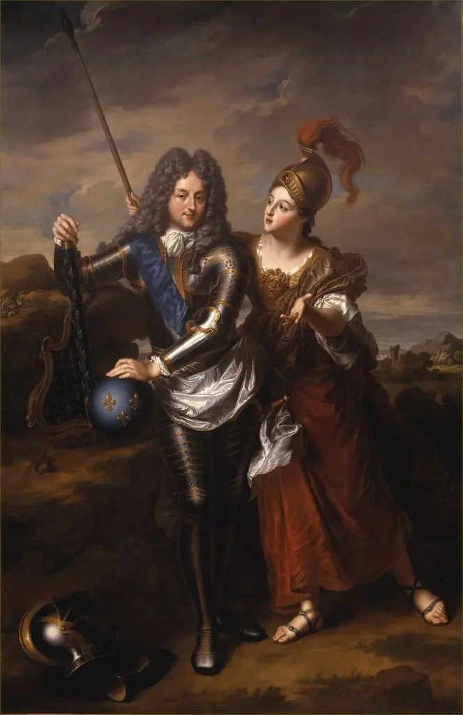 Philippe II d'Orleans, Regent of France and Madame de Parabere as Minerva