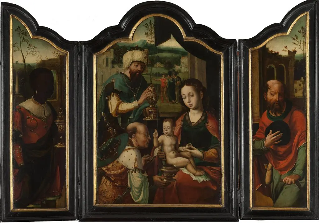 Triptych with Adoration of the Magi