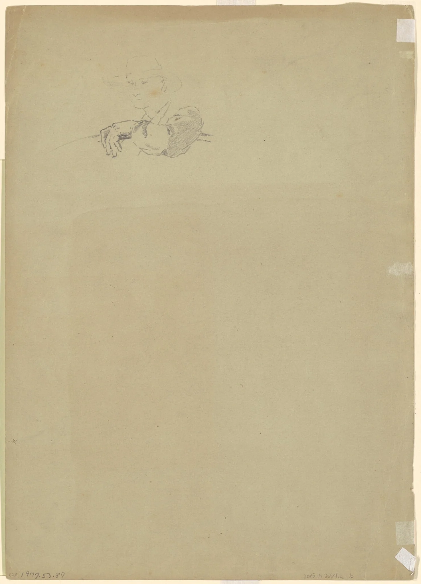 Study of a Farmer [verso]