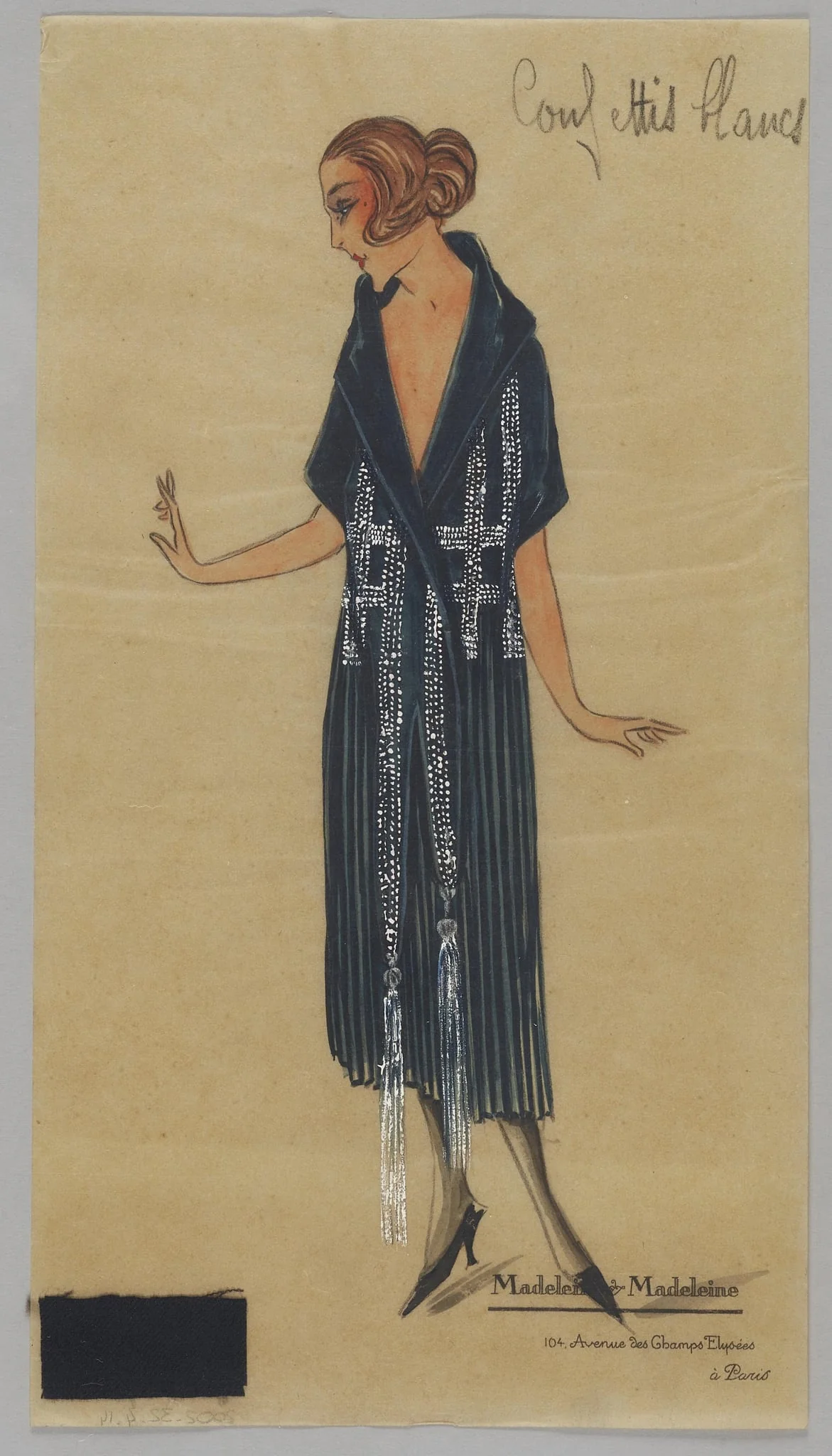 Confettis blancs, by Madeleine & Madeleine, 1924