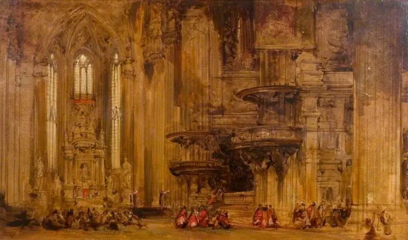 Interior of Milan Cathedral