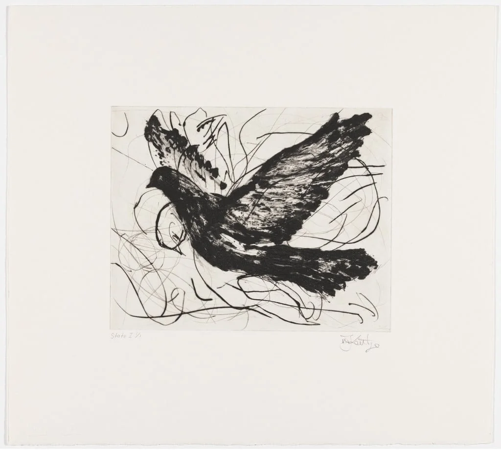 Untitled, by William Kentridge, ink, 2006