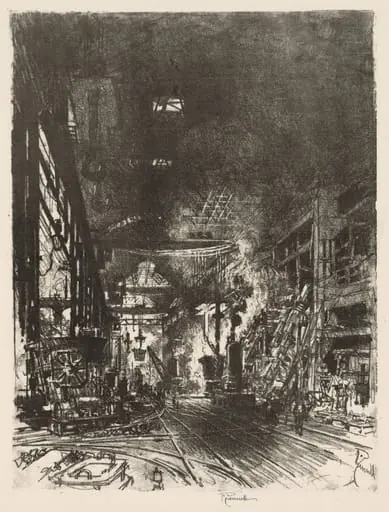 English War Work:  Within the Furnaces