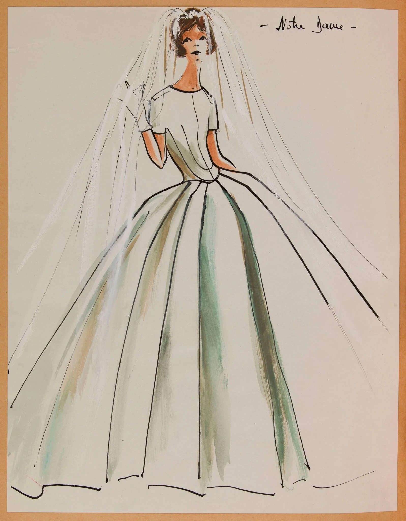 Notre-Dame, by Carven, 1958