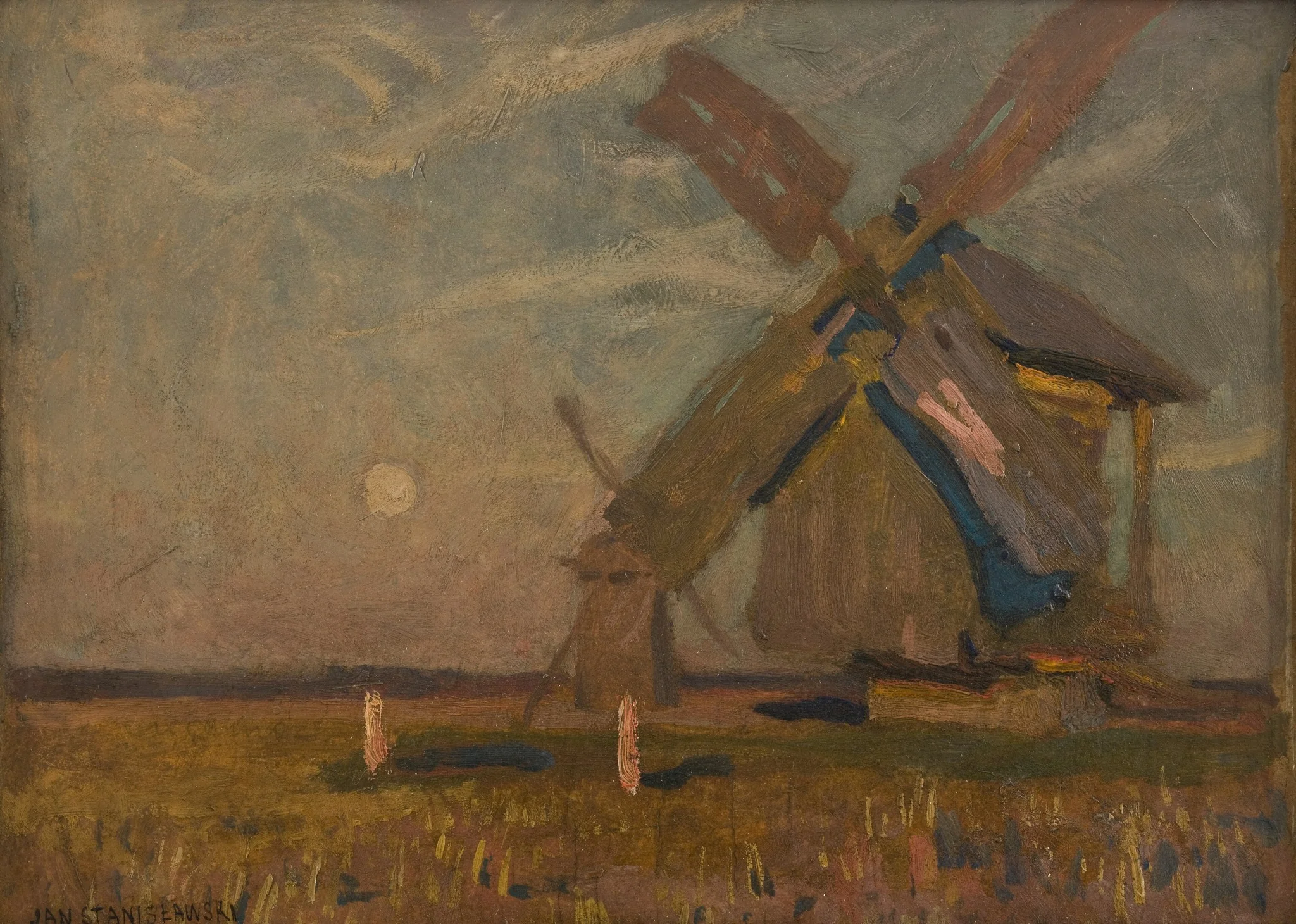 Landscape with Windmills