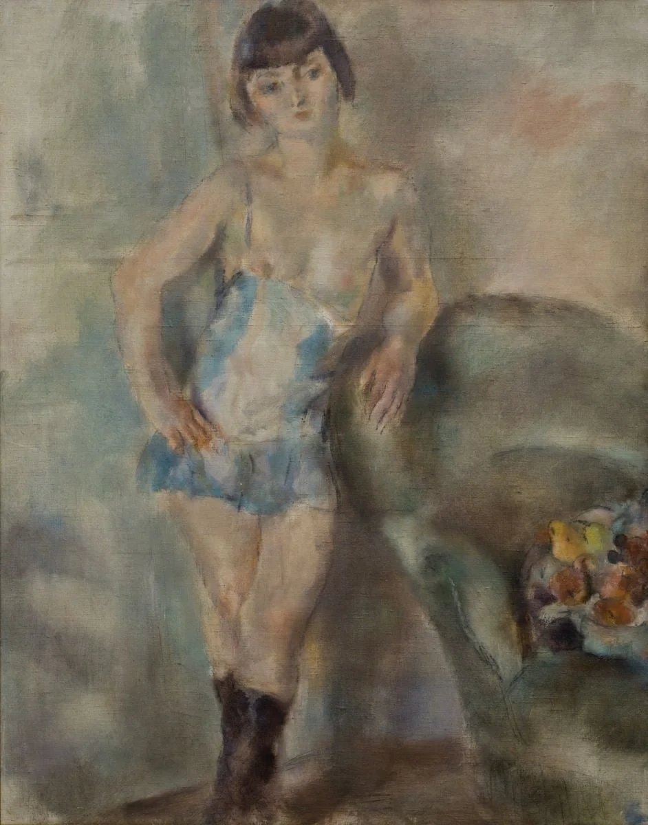 Tânără fată, by Jules Pascin (Pincas)