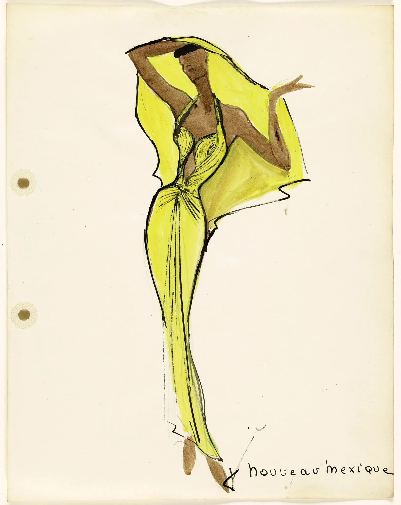 'Nouveau Mexique', by Marie-Louise Carven, 1951