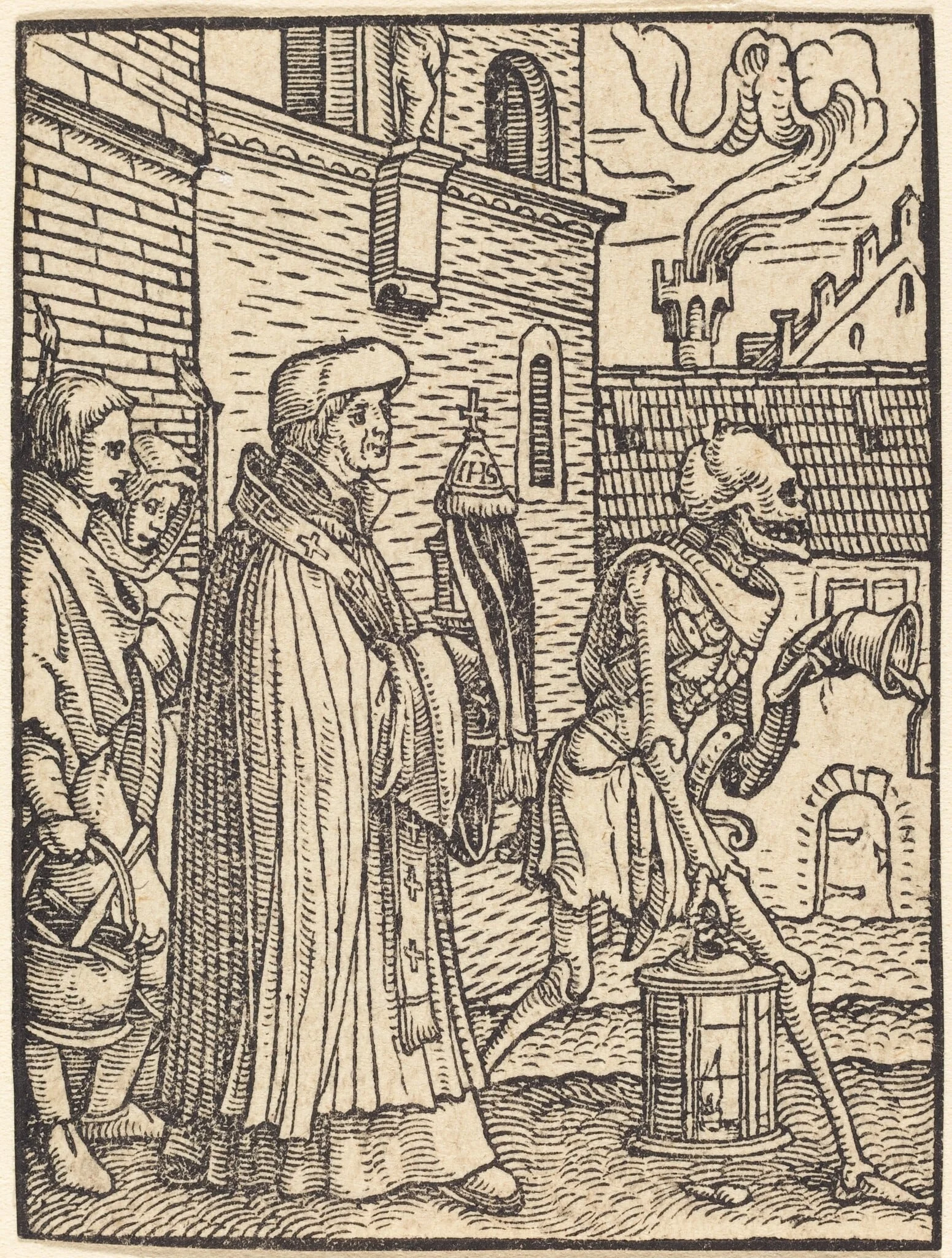 The Parish Priest, by Hans Lützelburger, ink, 1526
