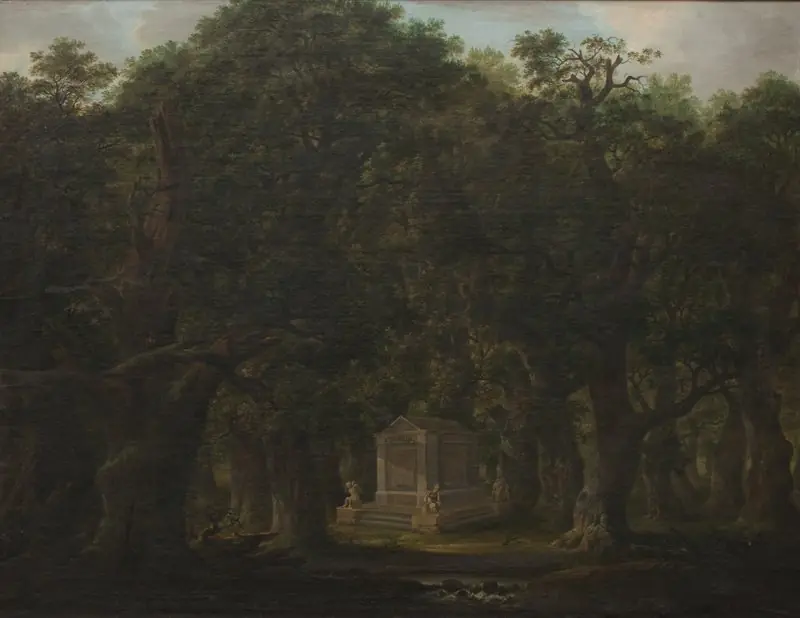 Monument in an Oak Wood