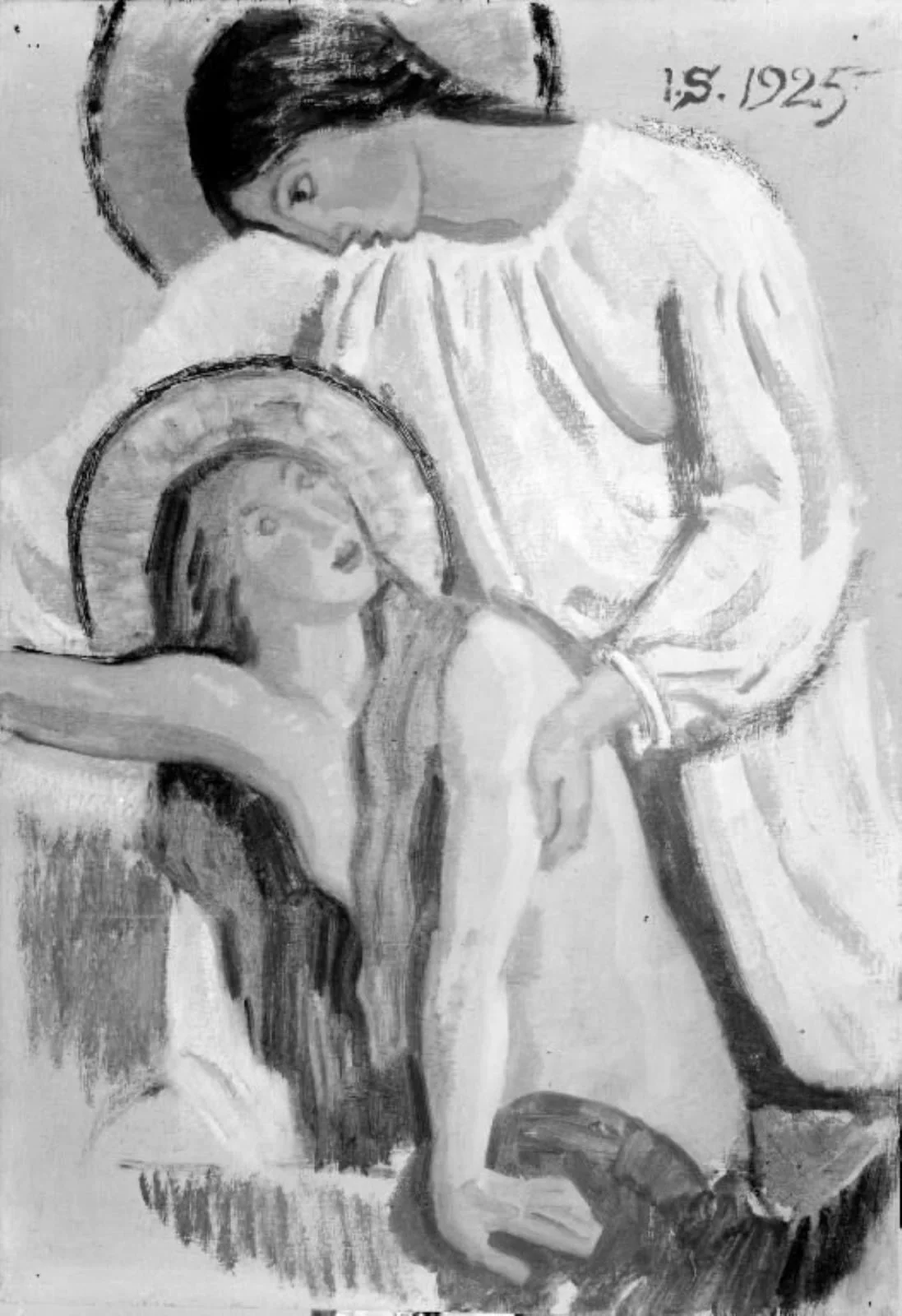 Dommedagsscene, by Unknown, 1925