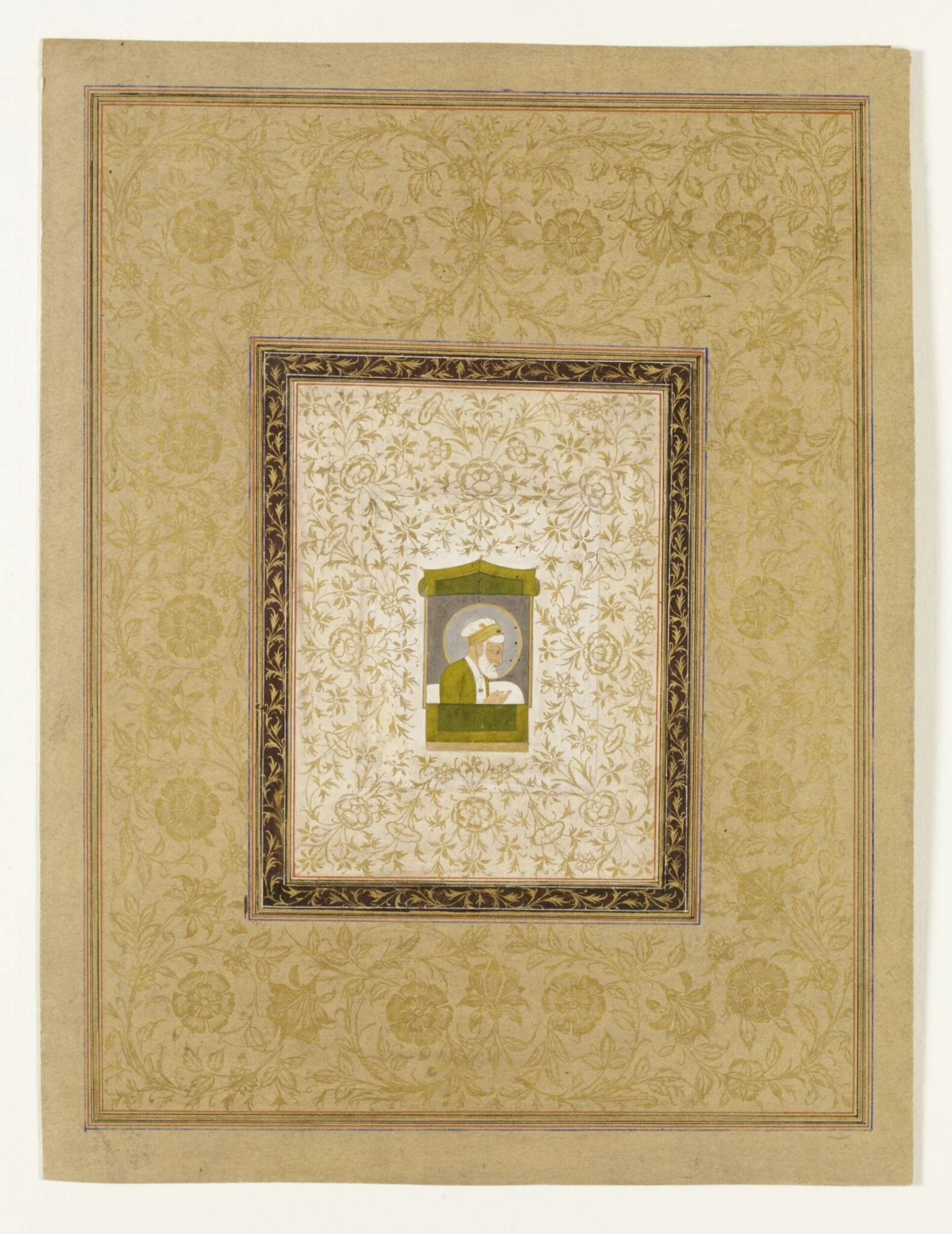 The emperor 'Alamgir in old age