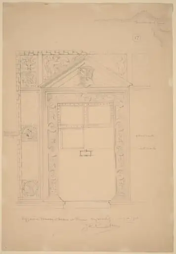 Byzantine Doorway with Duomo, Rimini