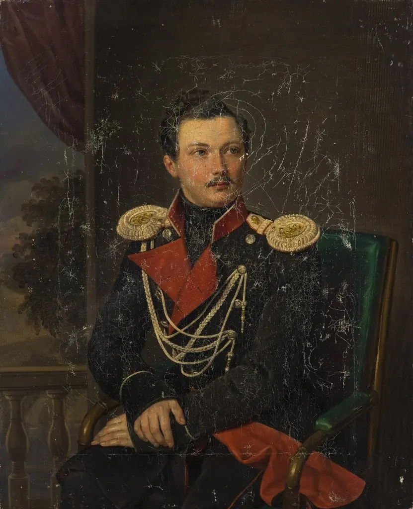 Portrait of Aide-de-camp of of His Imperial Majesty Pyotr A. Balashov (1811-1845)