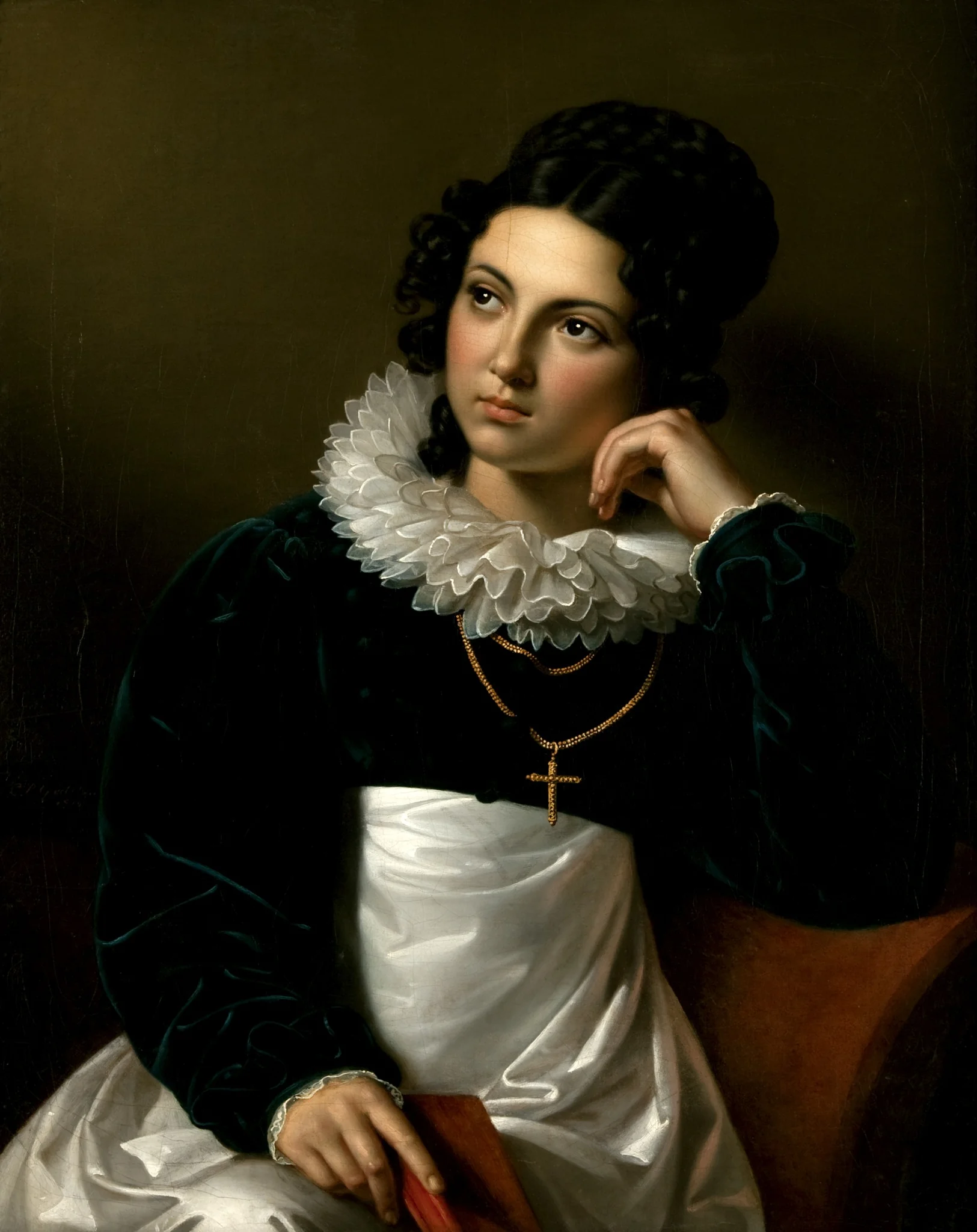 Rosalia Klieber, die Gattin des Bildhauers Josef Klieber, by Carl Peter Goebel, oil, 1819