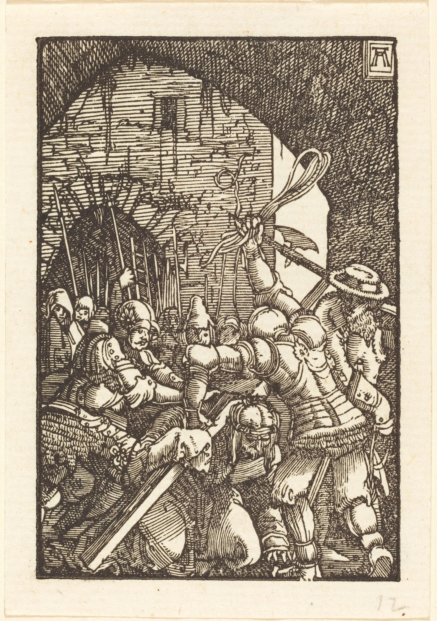 Christ Carrying the Cross, by Albrecht Altdorfer, ink, 1513