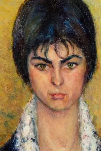 Portret de femeie în albastru