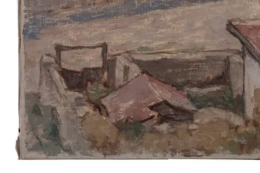 Peisaj cu case