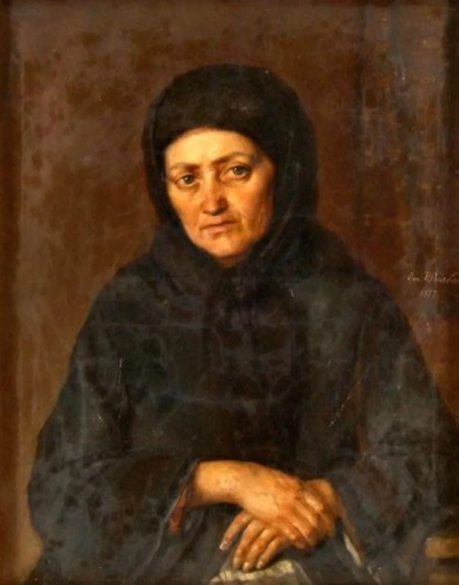 Mama pictorului, by Emanoil Bardasare-Panaiteanu, unspecified, 1877