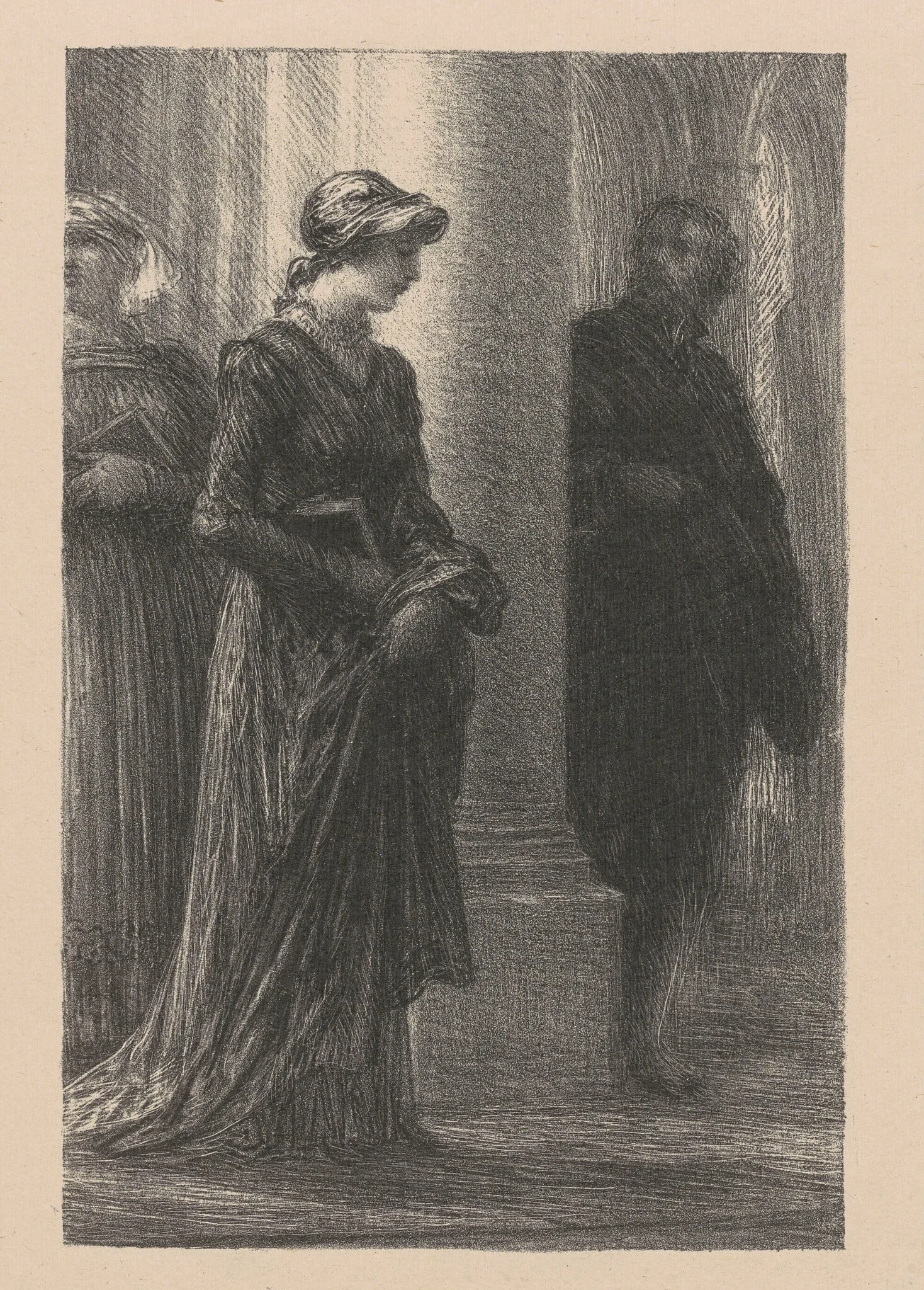 Richard Wagner and His Genius from Scenes of Rheingold, by Henri Fantin-Latour, ink, 1889