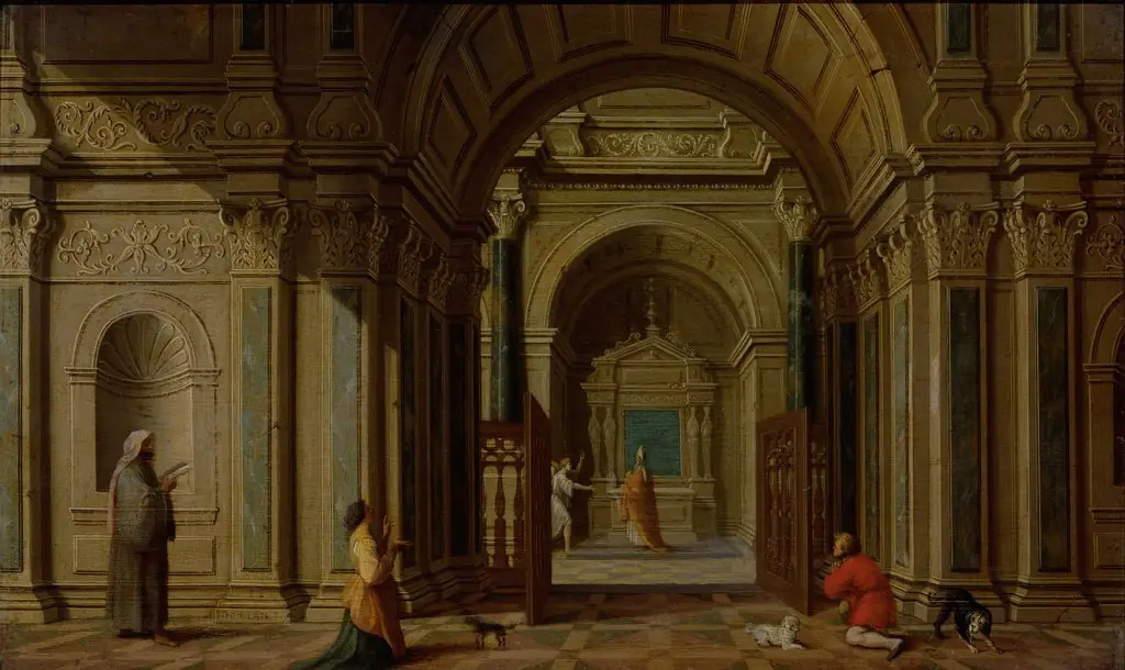 The archangel Gabriel appearing to Zacharias