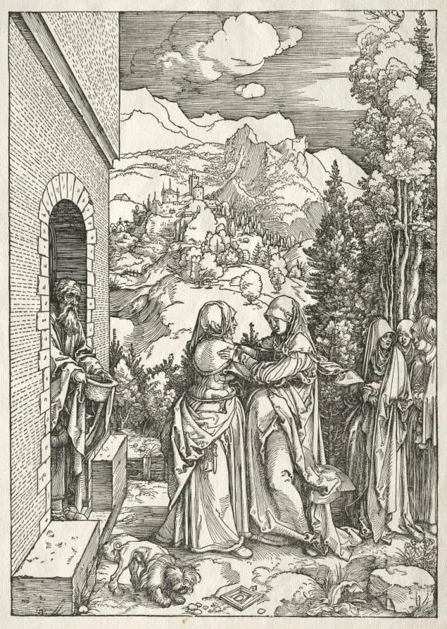 Life of the Virgin:  The Visitation, by Albrecht Dürer, 1504