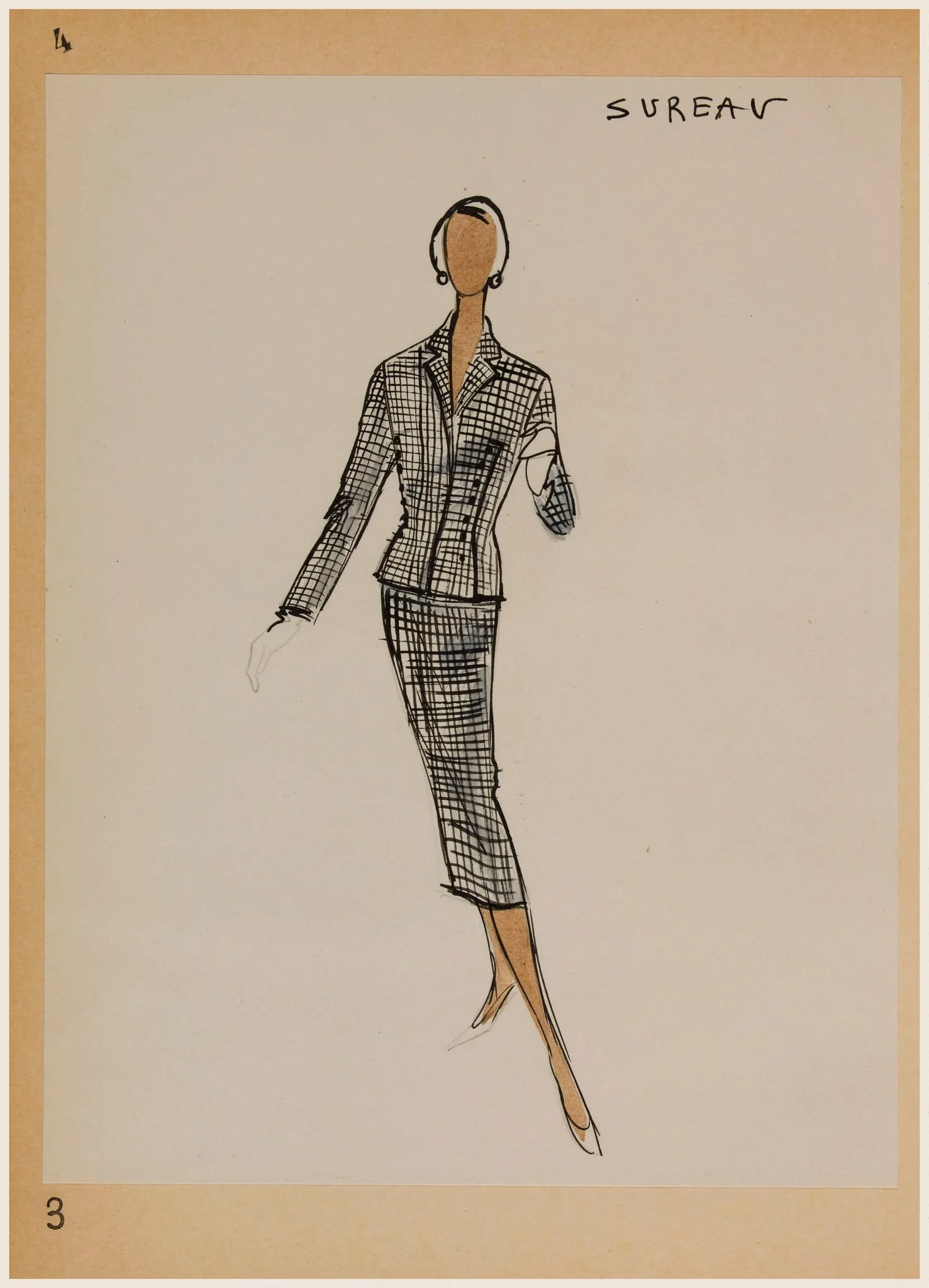 Sureau, by Carven, 1956