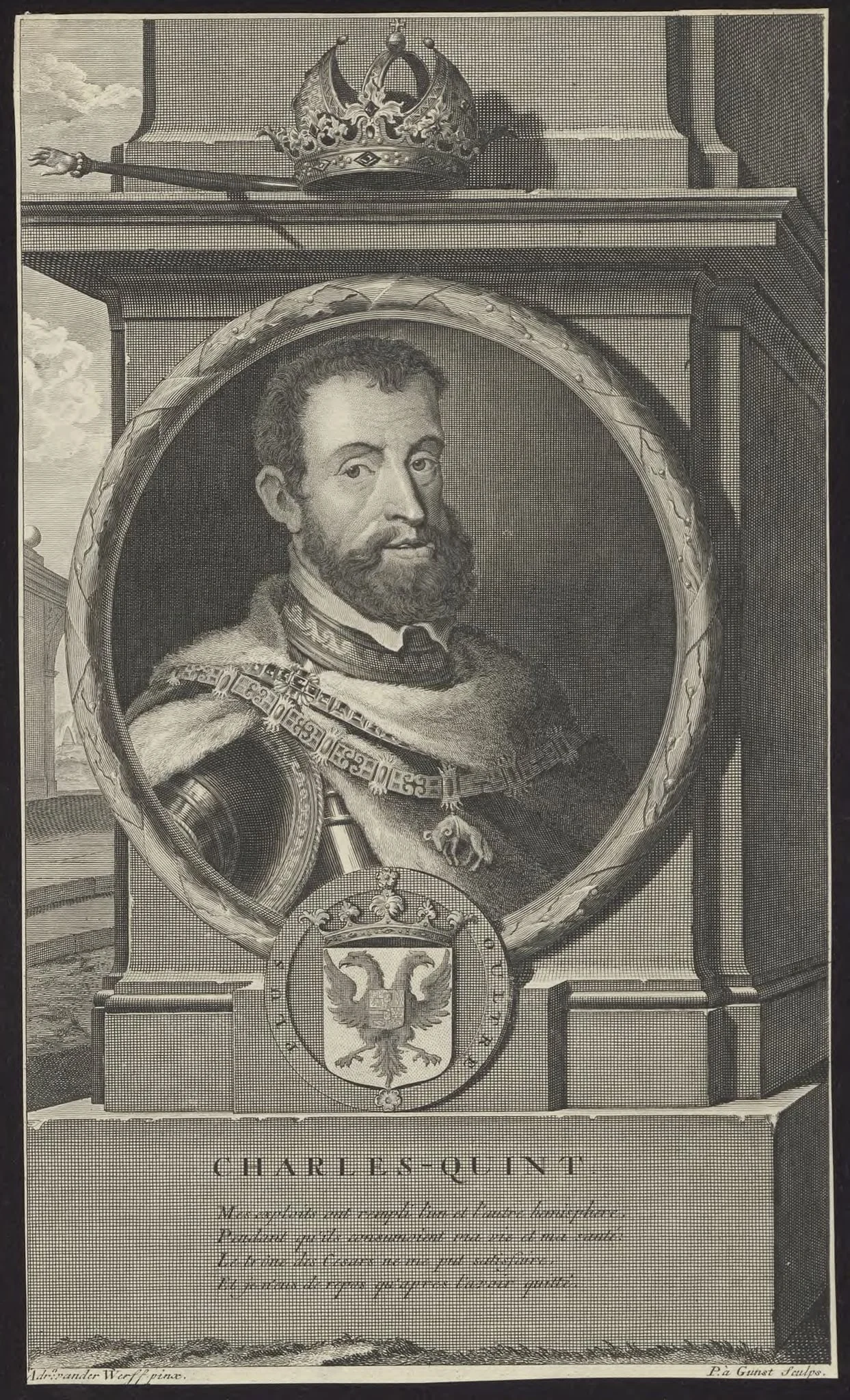 Portrait of the emperor Charles V