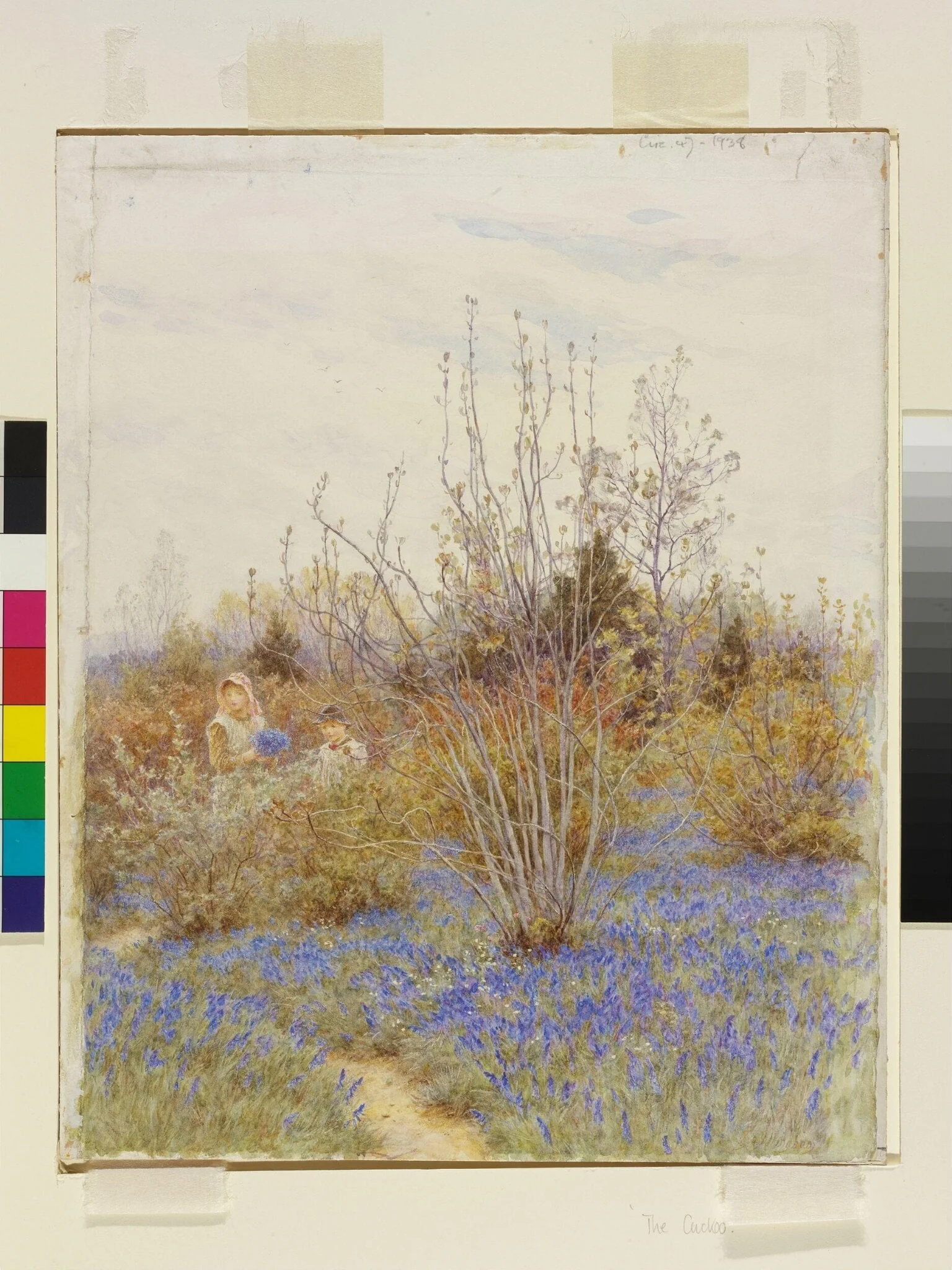 The Cuckoo, by Helen Allingham, watercolor, 1909