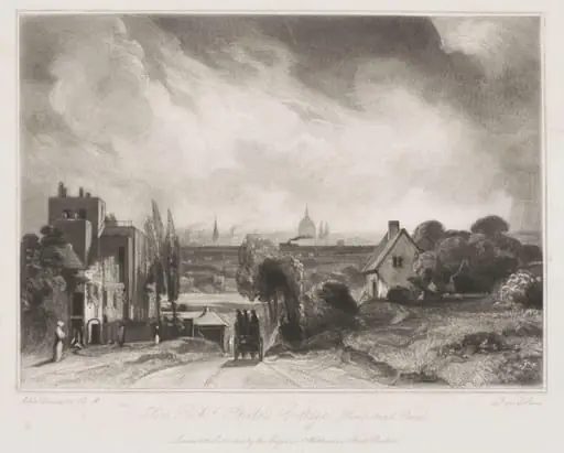 Sir Richd. Steele's Cottage. Hampstead Road
