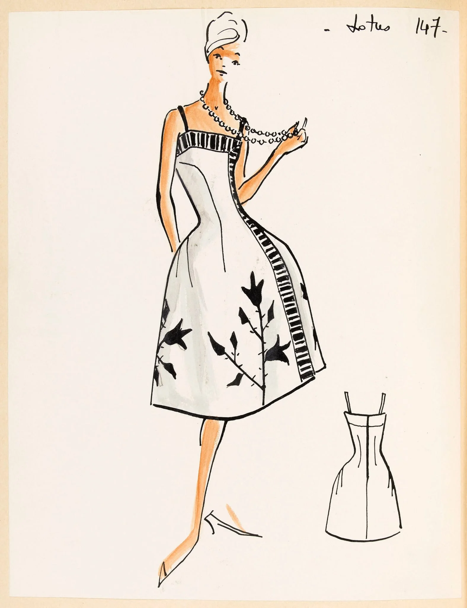 Lotus, by Carven, 1959