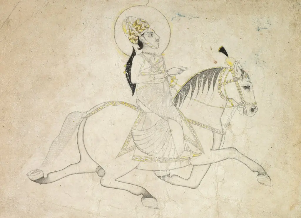 Jai Singh III of Jaipur (r. 1818–1835) Riding