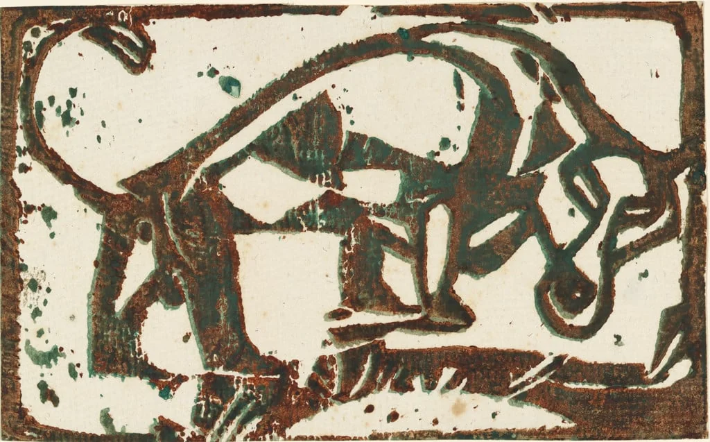 Untitled, by Christian Rohlfs, ink, 1925