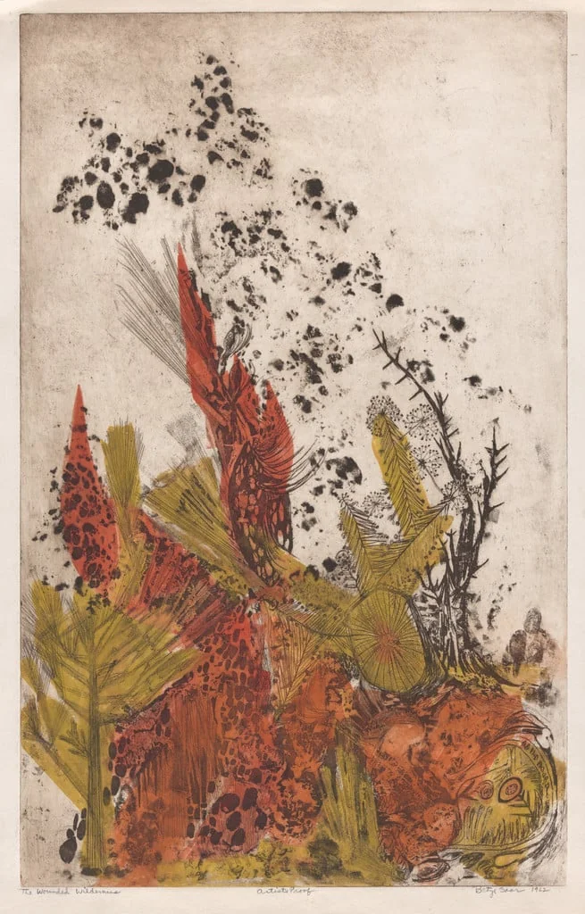 Untitled, by Betye Saar, ink, 1962