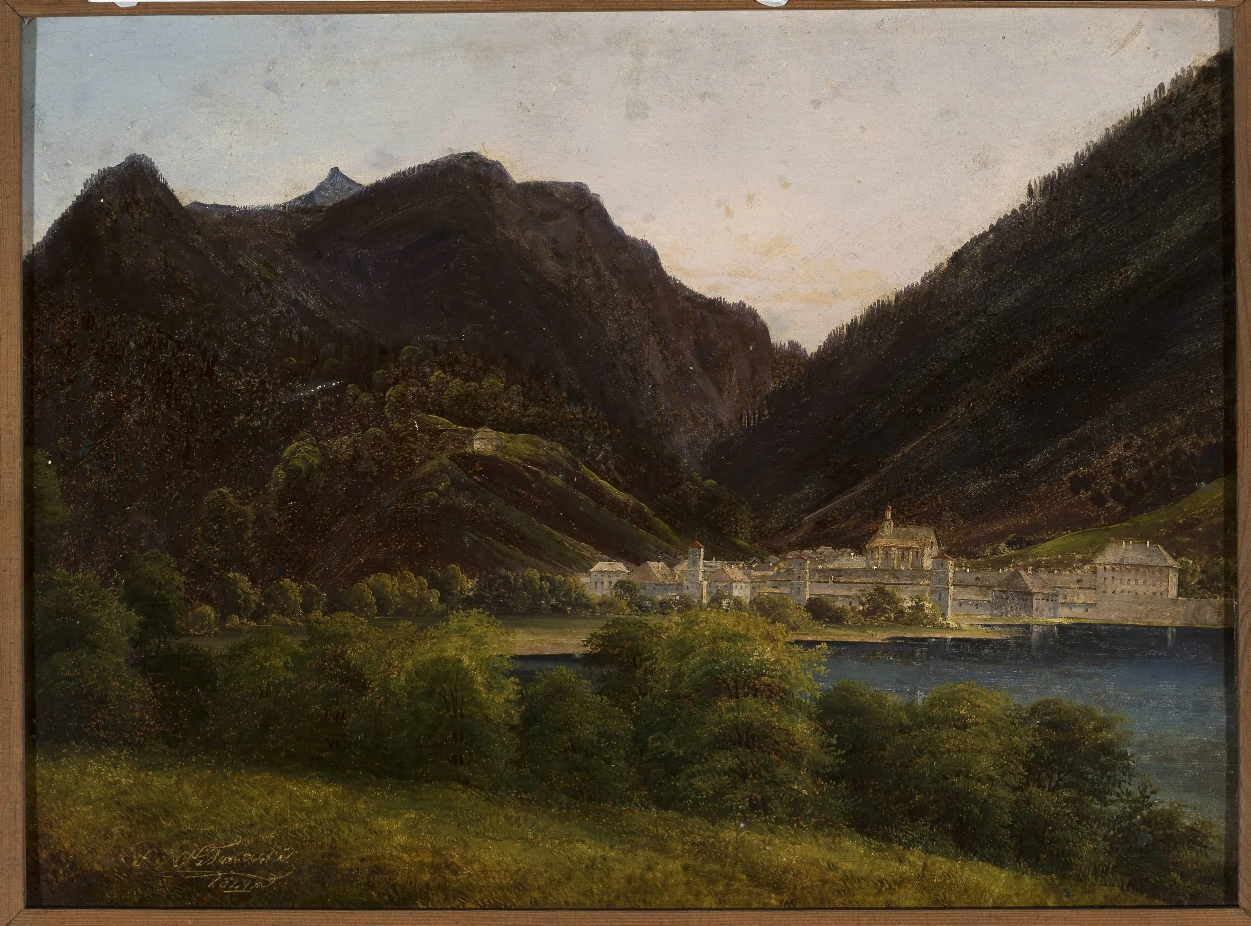 View of the city in the valley