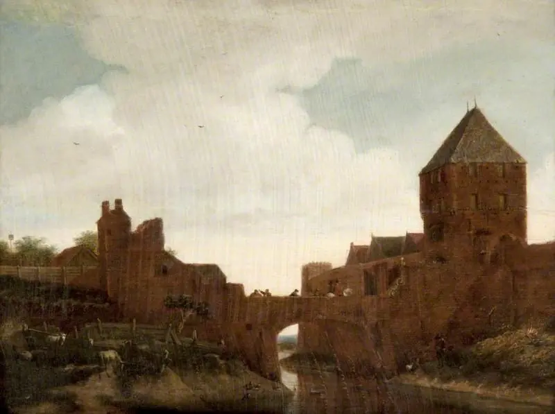 A Bridge into a Fortified Town