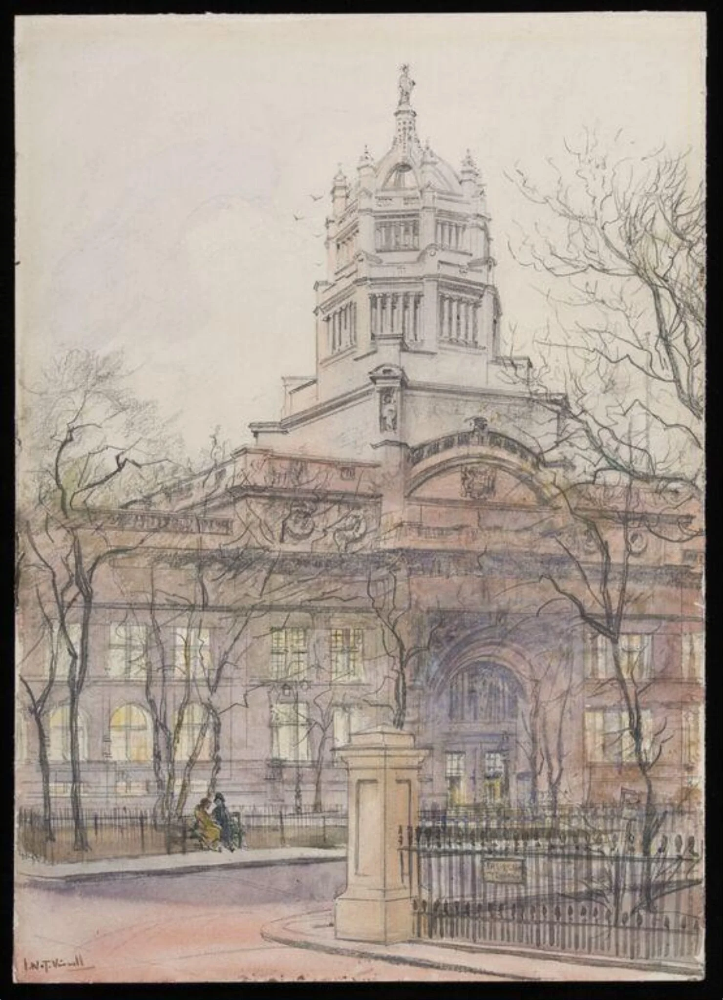 The Central Tower of the V&A, by Vinall
