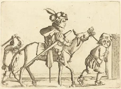 Dwarf Riding an Ass