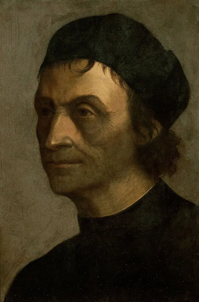 Portrait of a priest of the papal court